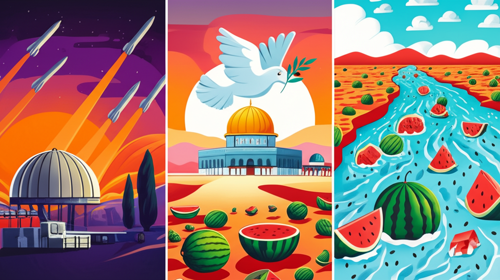 Middle East Turmoil: Strikes, Diplomacy, and a Watermelon River!